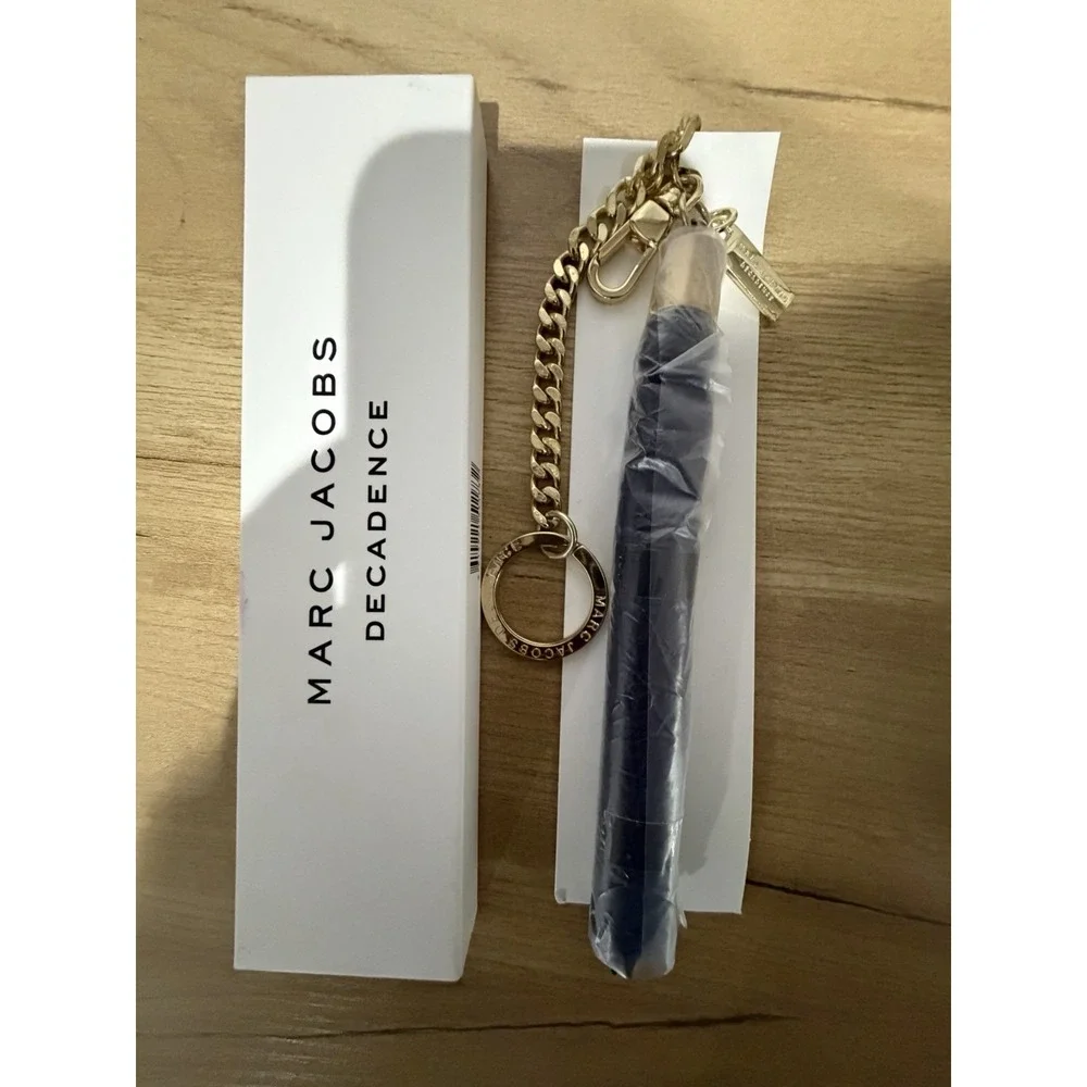 MARC JACOBS DECADENCE Black Tassel Keychain - New Bag Charm